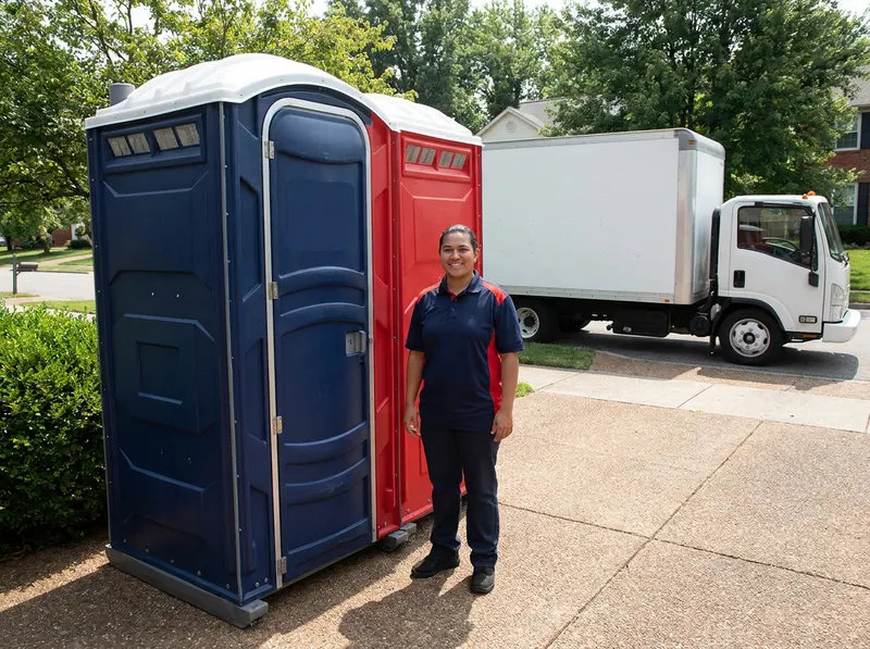 Deluxe Flushing Portable Toilet in Louisville, KY
